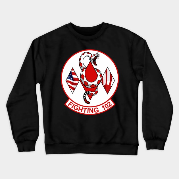 VFA-102 Diamondbacks - Super Hornet Crewneck Sweatshirt by MBK